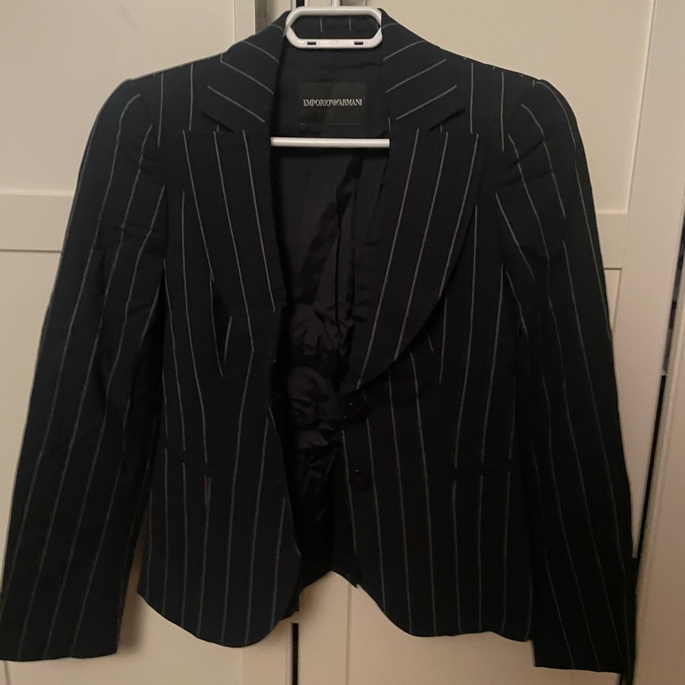 Emporio Armani Pinstripe Blazer
